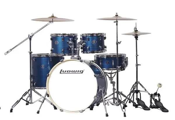 LC198-4 Accent Pro Барабанная установка, синяя, 2 коробки, Ludwig