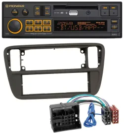 Pioneer DAB MP3 USB Bluetooth Autoradio für Seat Mii (ab 2011)