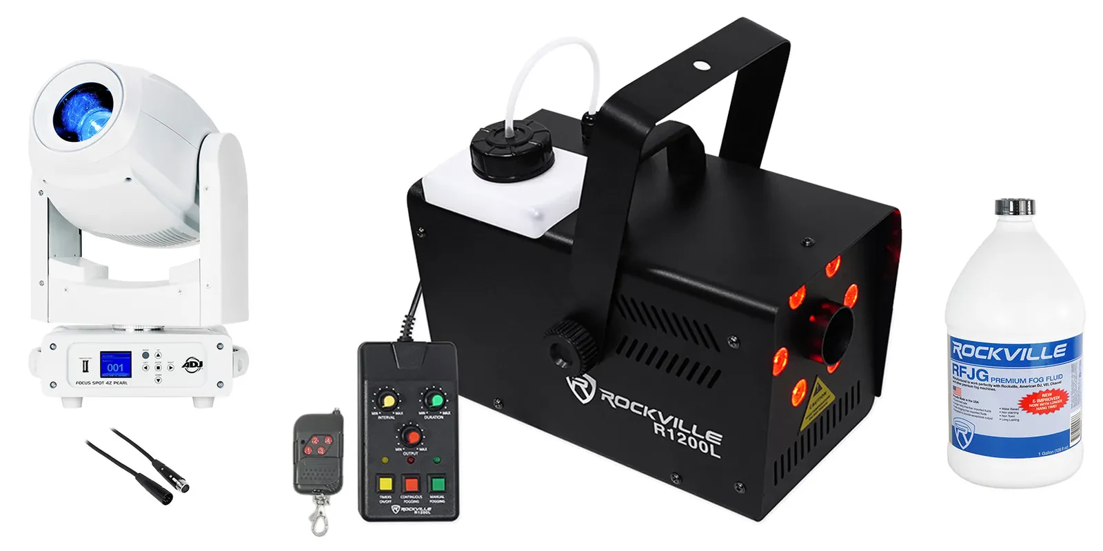Комплект светового оборудования American DJ FOCUS SPOT 4Z PEARL+R1200L+RFJG+RDX5M25