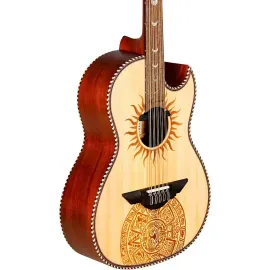 H. Jimenez LBQ1GXE Acoustic-Electric Bajo Quinto Mexica Calendar