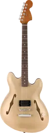 Электрогитара полуакустическая Fender Tom DeLonge Starcaster Satin Shoreline Gold