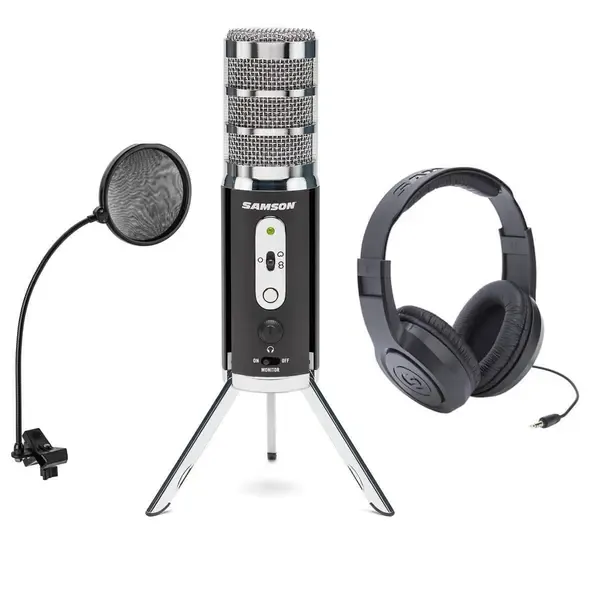 USB-микрофон Samson Satellite USB/iOS Broadcast Mic with Dual 16mm Condenser Capsules W/KIT