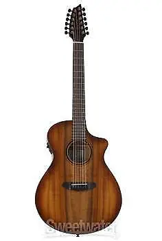 Электроакустическая гитара Breedlove ECO Pursuit Exotic S Concert CE 12-string Amber Burst