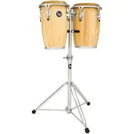 Конга LP Junior Wood Congas with Chrome Hardware and Stand Natural