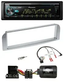Pioneer DAB Lenkrad CD USB Bluetooth Autoradio für Alfa 147 GT silbergrau