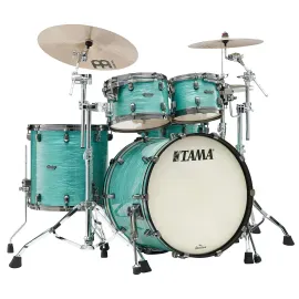 TAMA Starclassic Maple Shell Kit 4 teilig - Surf Green Silk/Chrom Hardware