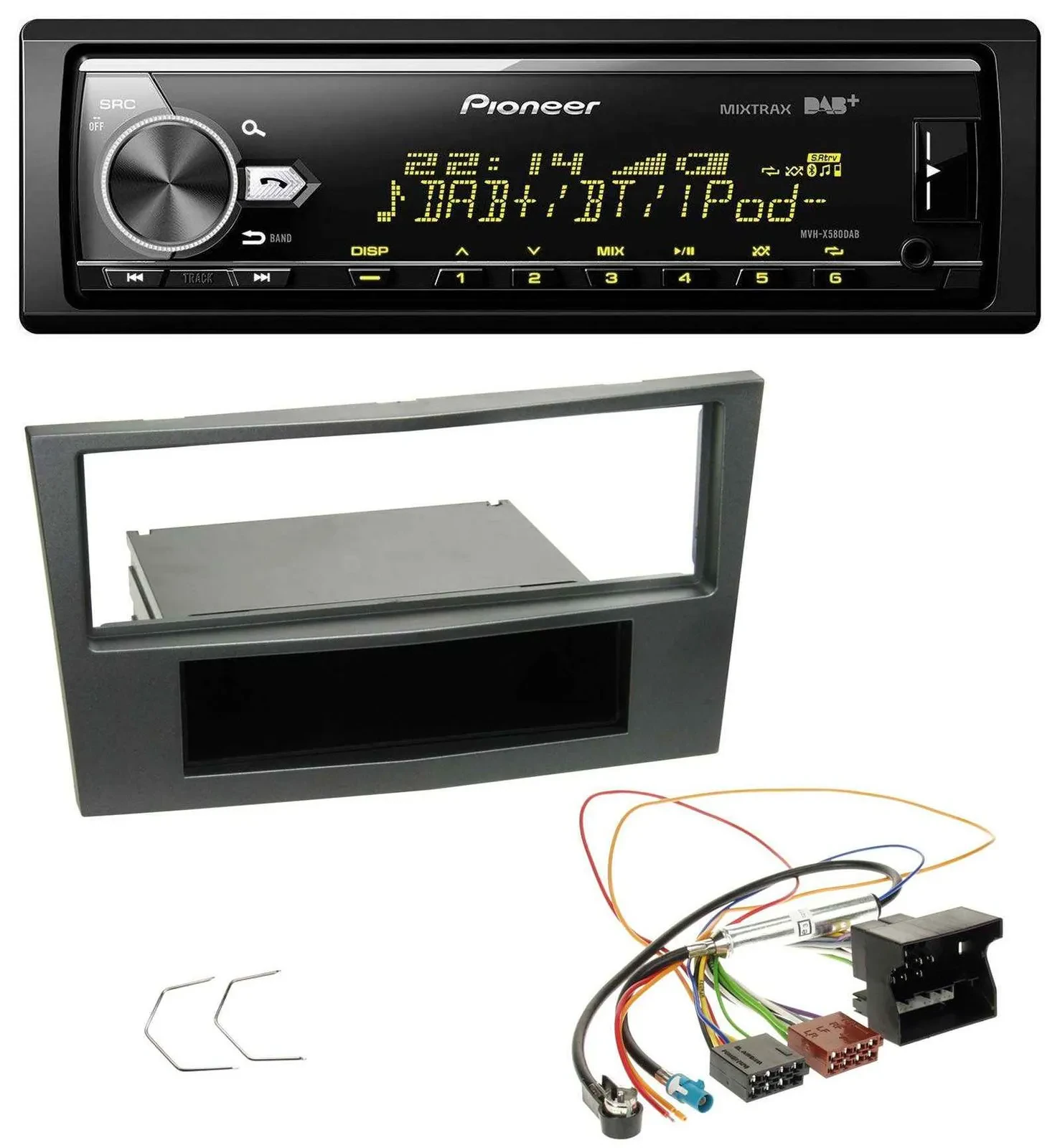 Pioneer Bluetooth USB DAB MP3 Autoradio für Opel Antara Astra H Zafira B ab 2005