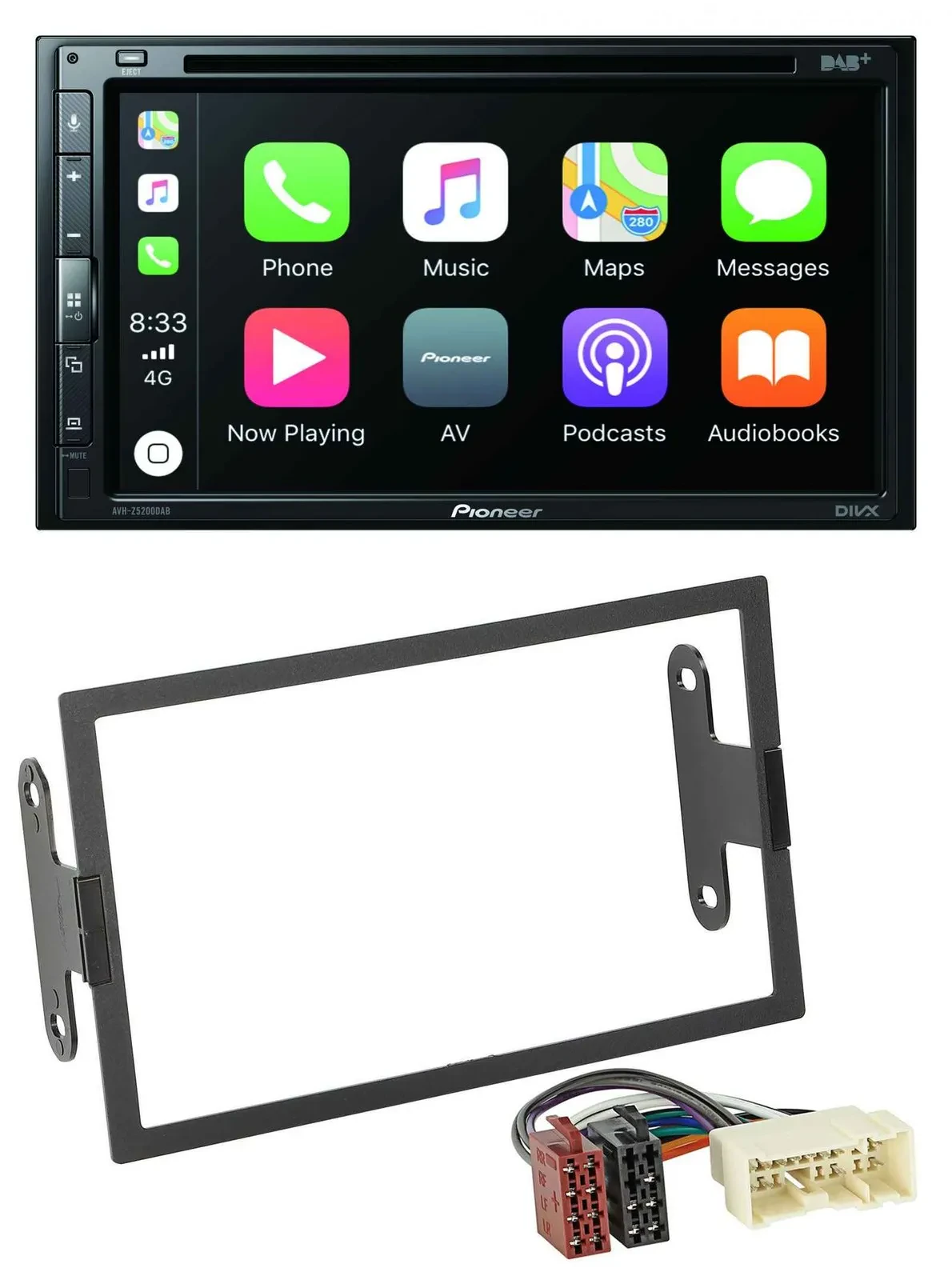 Pioneer DVD 2DIN MP3 DAB Bluetooth USB Autoradio für Nissan Xterra 2000-2004