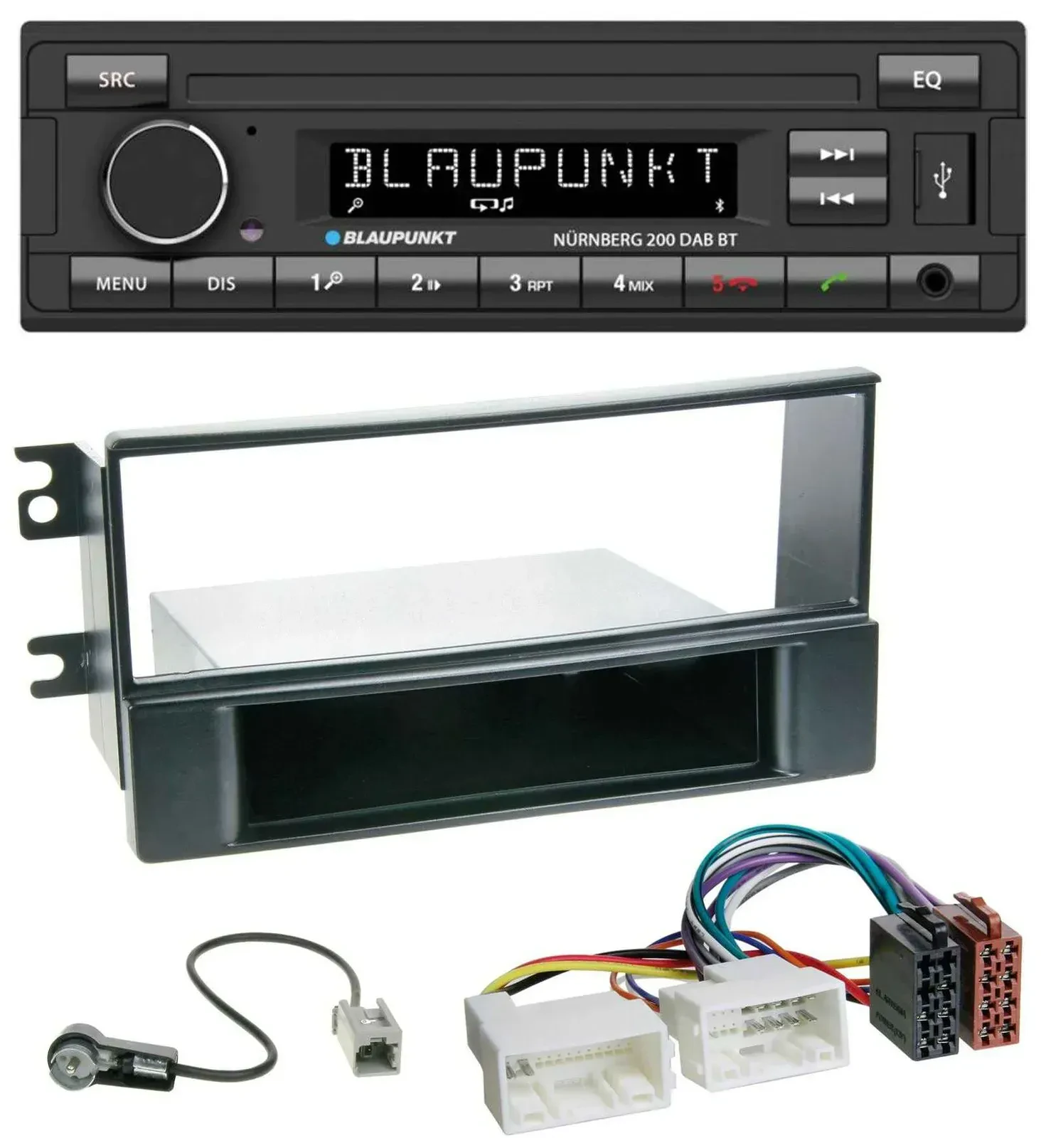 Blaupunkt USB DAB MP3 Bluetooth Autoradio für Kia Sportage II 08-10 neue Verkabe