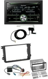 Автомагнитола Pioneer 2DIN, CD/USB/MP3, Bluetooth, DAB, для VW Sharan (с 2010) и Tiguan (с 2007)