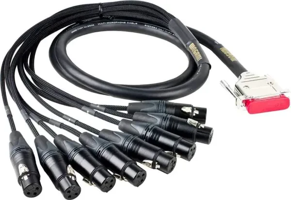 Мультикор Mogami GOLD DB25-XLRF-05 Black 1.5 м