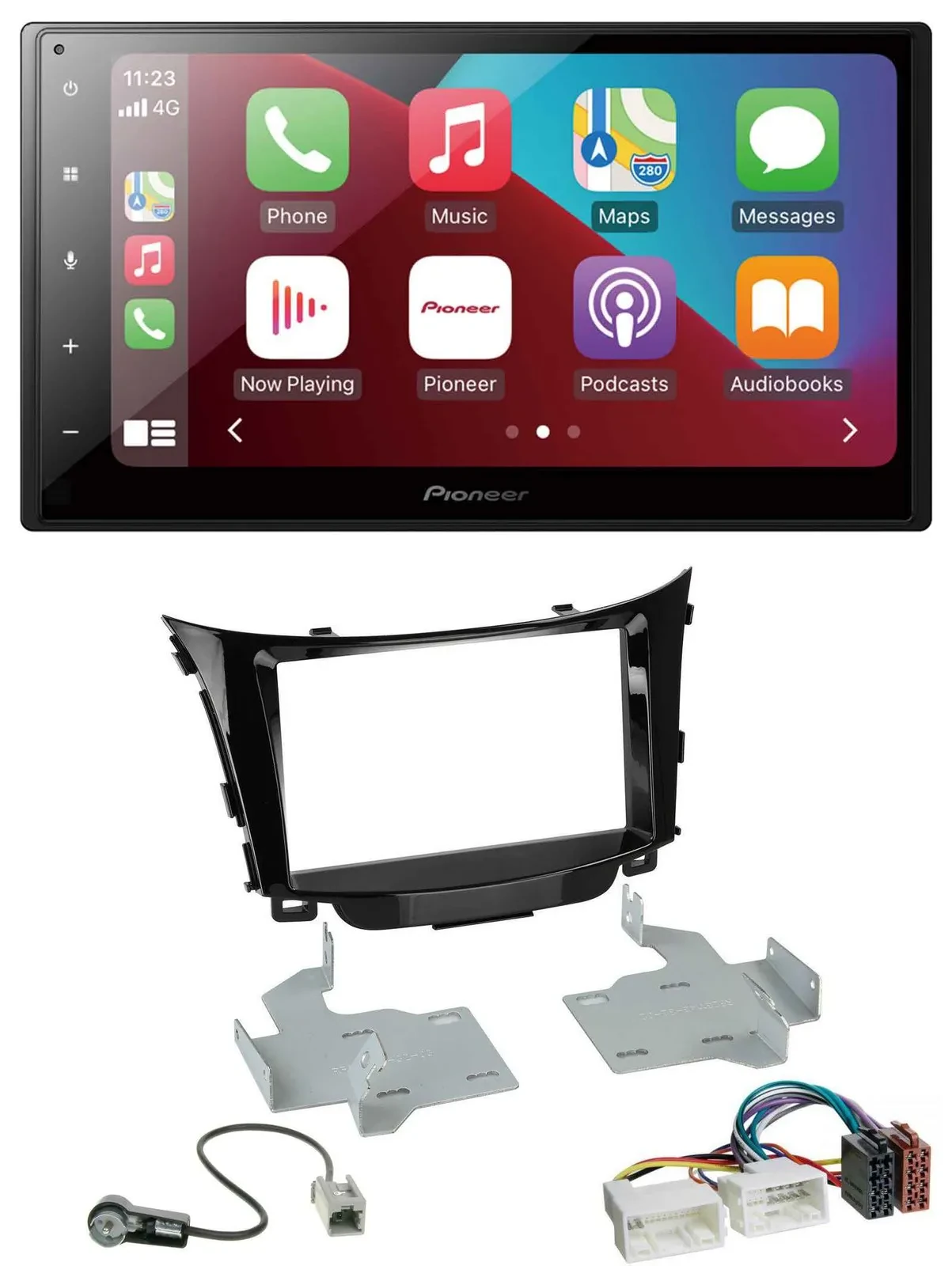 Pioneer USB MP3 DAB 2DIN Bluetooth Autoradio für Hyundai i30 (ab 12)