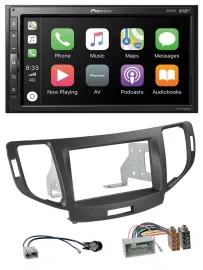 Автомагнитола Pioneer 2-DIN USB MP3 DAB Bluetooth для Honda Accord (с 2011), антрацит