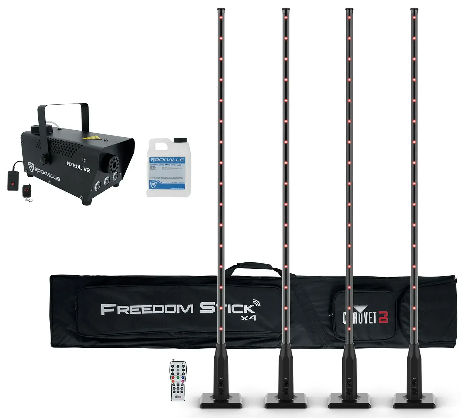 Комплект светового оборудования Chauvet DJ Freedom Stick X4 + R720L V2
