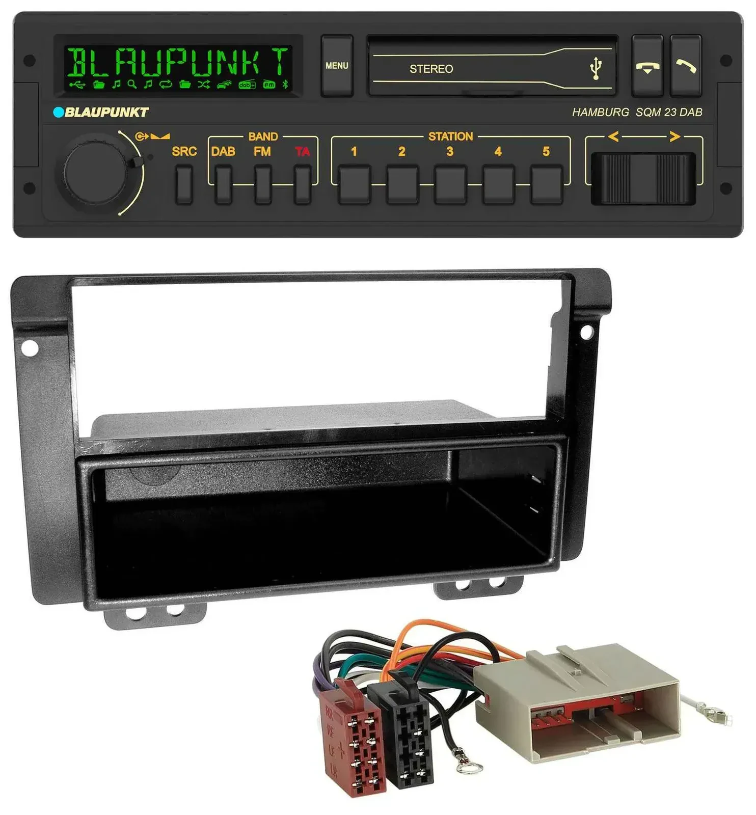 Blaupunkt USB DAB Bluetooth MP3 Autoradio für Landrover Freelander 2004-2007