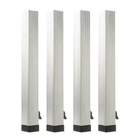 ALU-STAGE Teleskopfüße Vario 4x Teleskopfuß 60-100cm Zubehör Bühnenelemente