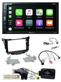 Pioneer DVD 2DIN Lenkrad DAB Bluetooth USB Autoradio für Hyundai I30 ab 2017