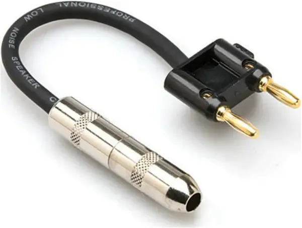 Hosa BNP-116 1/4" Female to Dual Banana Adapter