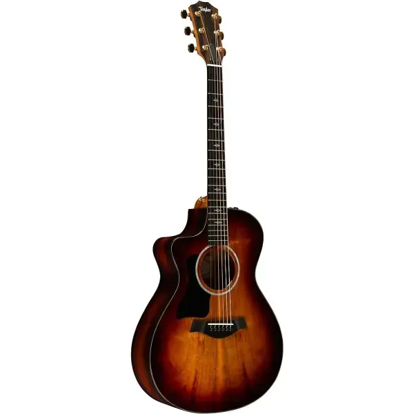 Электроакустическая гитара Taylor 222ce-K Deluxe Grand Concert Left-Handed Shaded Edge Burst