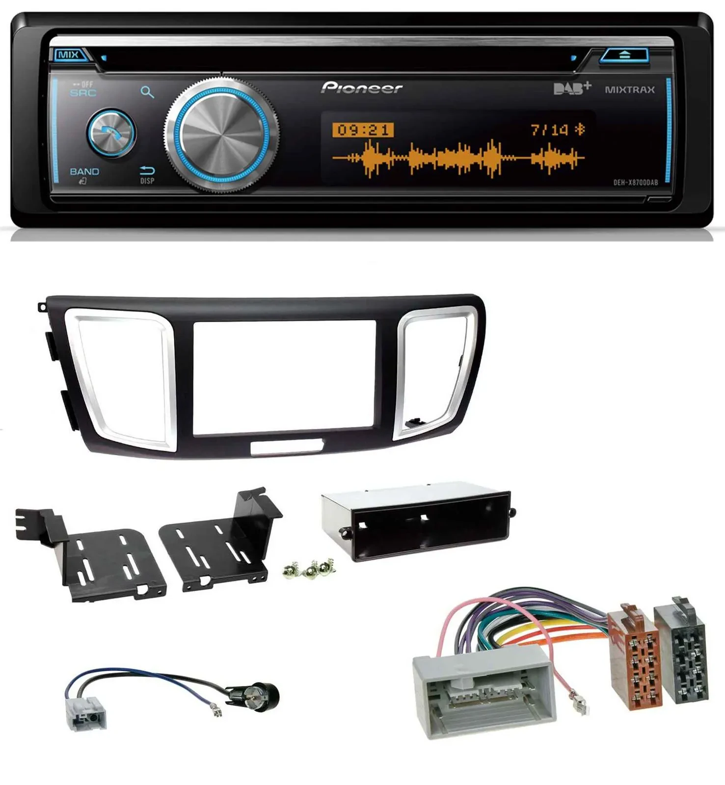 Pioneer MP3 DAB USB CD Bluetooth Autoradio für Honda Accord (ab 2011)