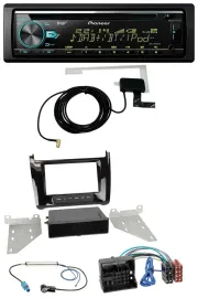 Pioneer MP3 AUX CD USB DAB Autoradio für VW Polo (ab 14) - piano-schwarz