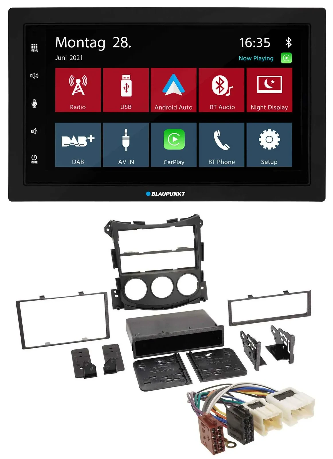 Blaupunkt MP3 Bluetooth DAB 2DIN USB Autoradio für Nissan 370Z Coupe Roadster ab