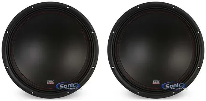 Автомобильный сабвуфер MTX 3512-04 35 Series 12", 4 Ohm, 500W Peak (набор, 2 шт.)
