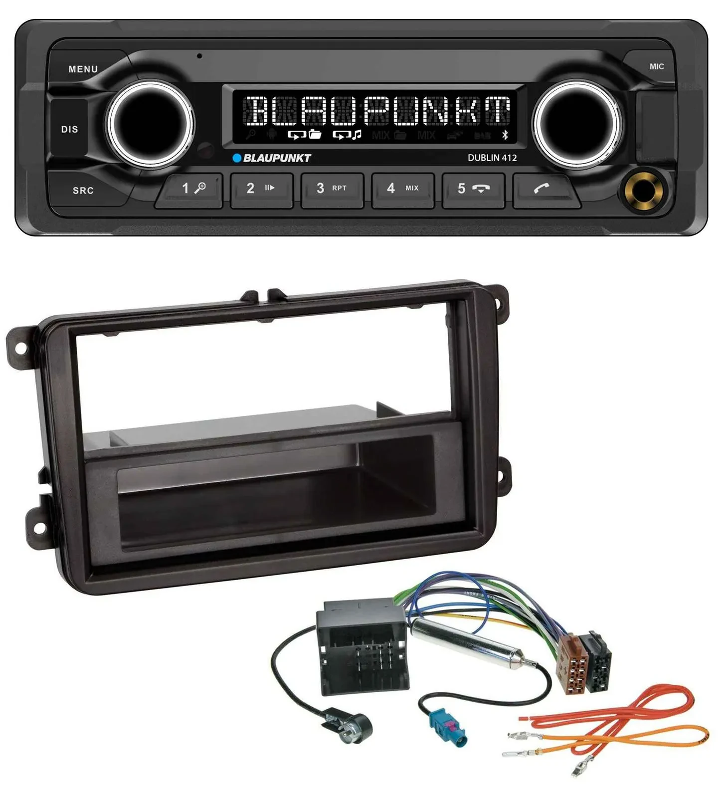 Автомагнитола для VW Amarok, Beetle, EOS (с 2006) Blaupunkt MP3 Bluetooth USB AUX