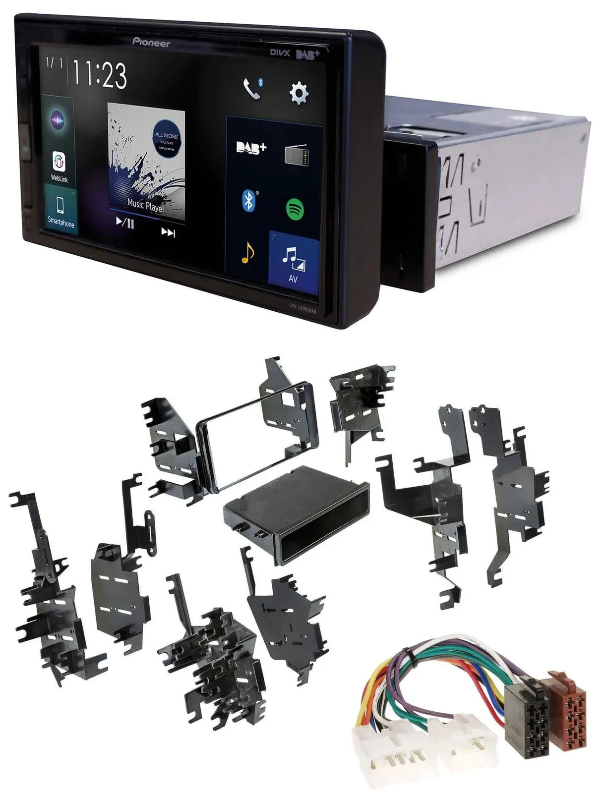 Pioneer DAB MP3 Bluetooth USB Autoradio für Toyota Tundra / Celica / FJ