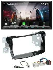 Kenwood MP3 2DIN USB DAB Bluetooth Autoradio für Hyundai i40 VF ab 11 Klavierlac
