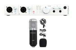 Arturia Minifuse 4 White 4x4 USB MIDI Audio Interface+Recording Microphone