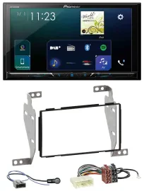 Pioneer MP3 Bluetooth USB 2DIN DAB Autoradio für Nissan Juke (2010-2014)