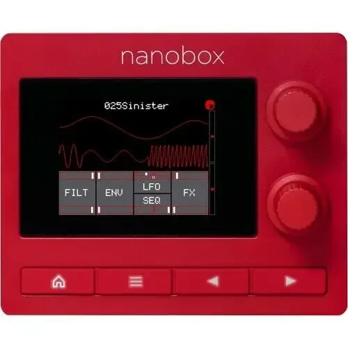 Синтезатор цифровой 1010music nanobox fireball 8-голосный, сенсорный экран 2", USB-C