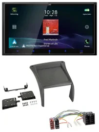 JVC USB Bluetooth 2DIN DAB MP3 Autoradio für Fiat Ducato (2002-2006)