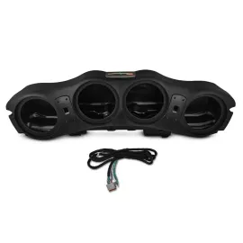 DS18 JL24-SBAR/BK Empty Quad 8" Overhead Soundbar (Black)