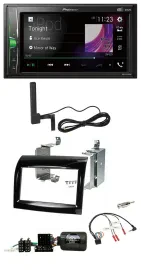 Pioneer MP3 DAB Lenkrad 2DIN Bluetooth Autoradio für Fiat Ducato 2012-2015 Piano