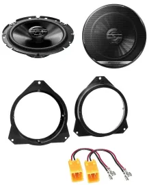 Динамики для авто Pioneer 16.5 см (6.5") 2-полосные 300 Вт для Peugeot Partner Tepee (с 2008), передние двери