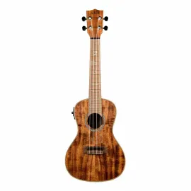 KALA KA-SA-CE - All Solid Acacia Concert Ukulele, with EQ and Case (UC-C)