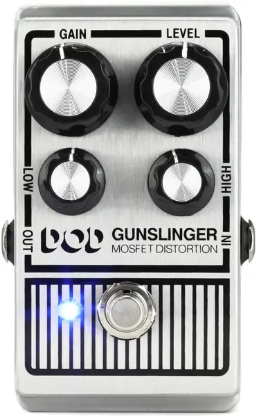 Педаль эффектов для электрогитары DOD Gunslinger Mosfet Distortion