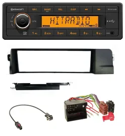 Автомагнитола Continental 1DIN USB AUX MP3 для BMW 3 Series E46 Quadlock