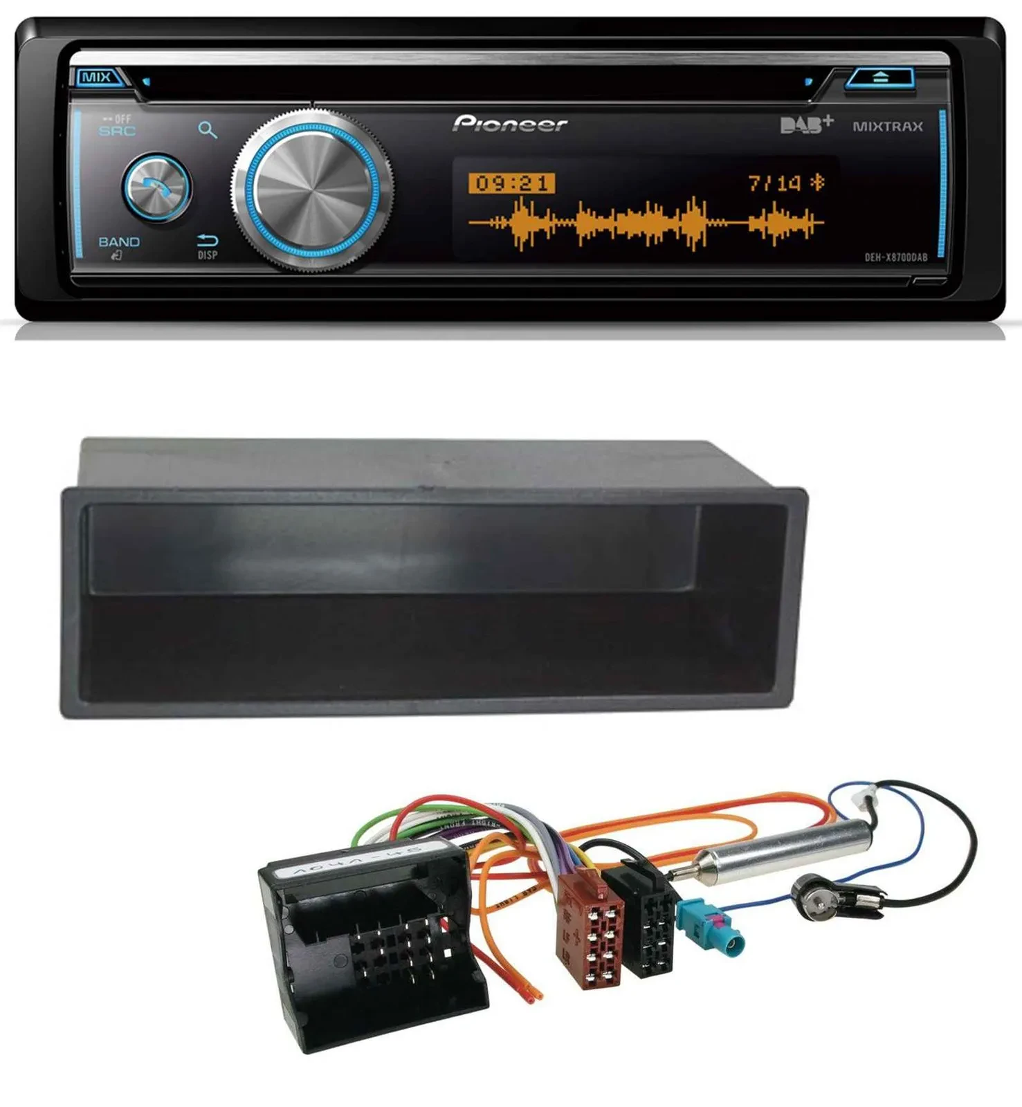 Pioneer MP3 DAB USB CD Bluetooth Autoradio für Peugeot 207 307 Expert Partner