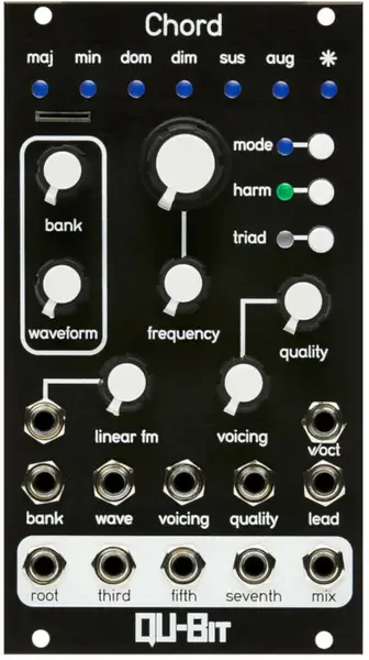 Модульный студийный синтезатор Qu-Bit Chord v2 Polyphonic Oscillator Eurorack Synth Module