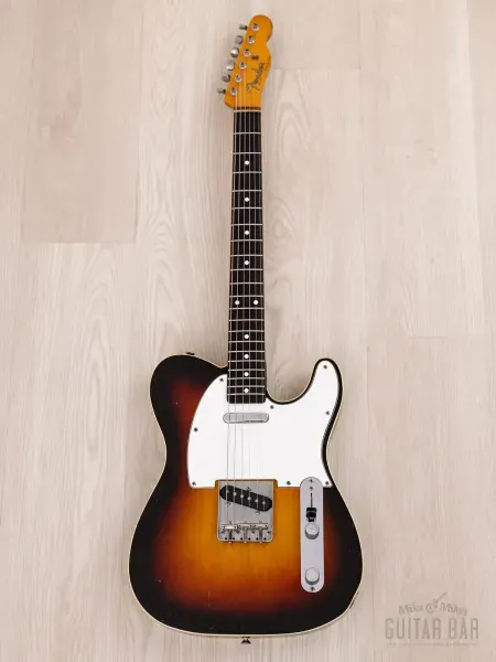 Электрогитара Fender Telecaster Custom 1962 Vintage Reissue TL62B-70 SS Sunburst w/gigbag Japan 1983