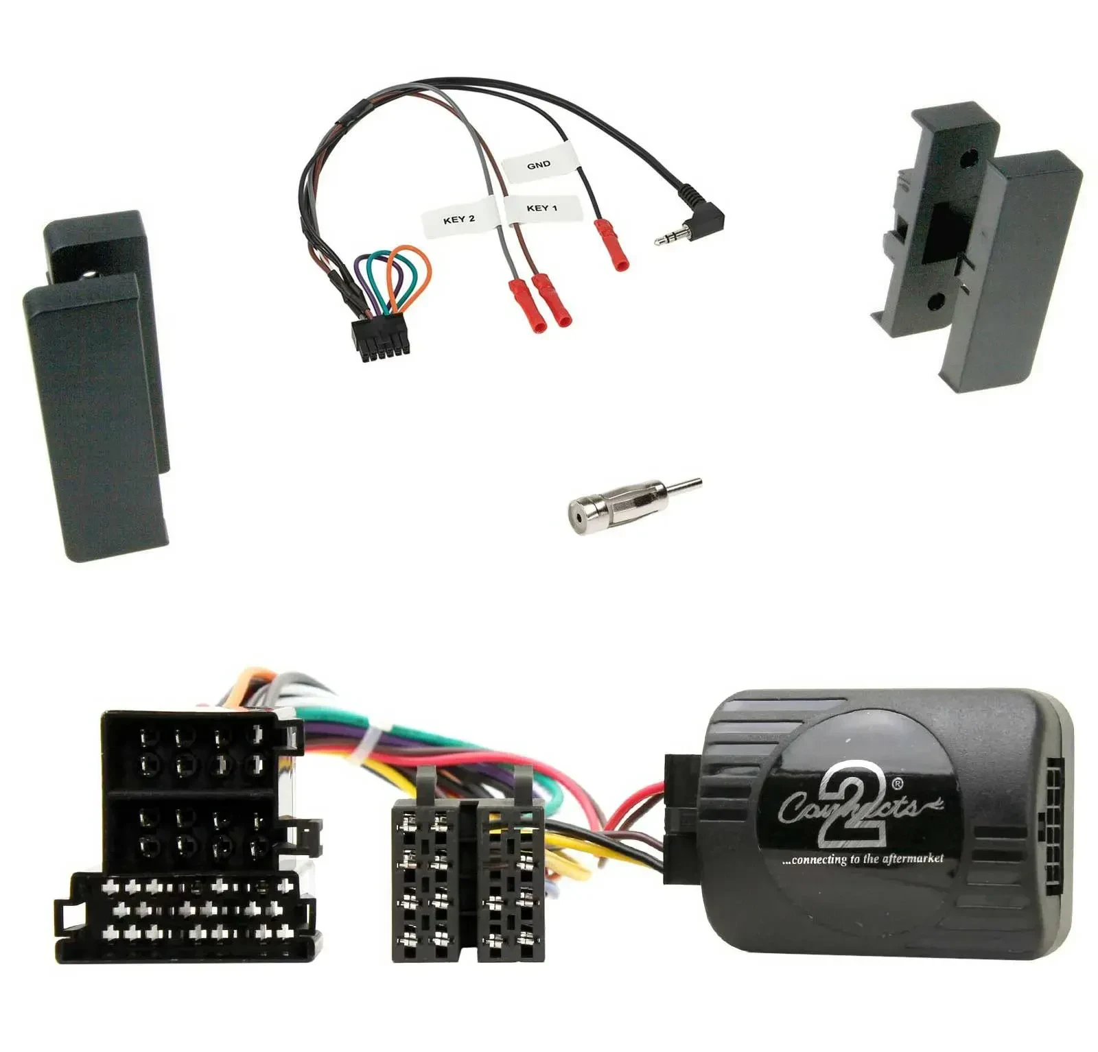 Einbauset Lenkradadapter DIN Autoradio für Seat Leon 2002-2006 Toledo 2002-2004