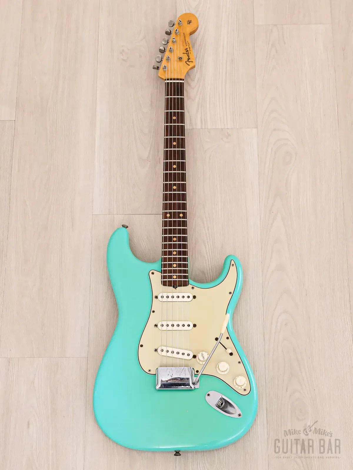 Электрогитара Fender Stratocaster SSS Seafoam Green w/case USA 1961