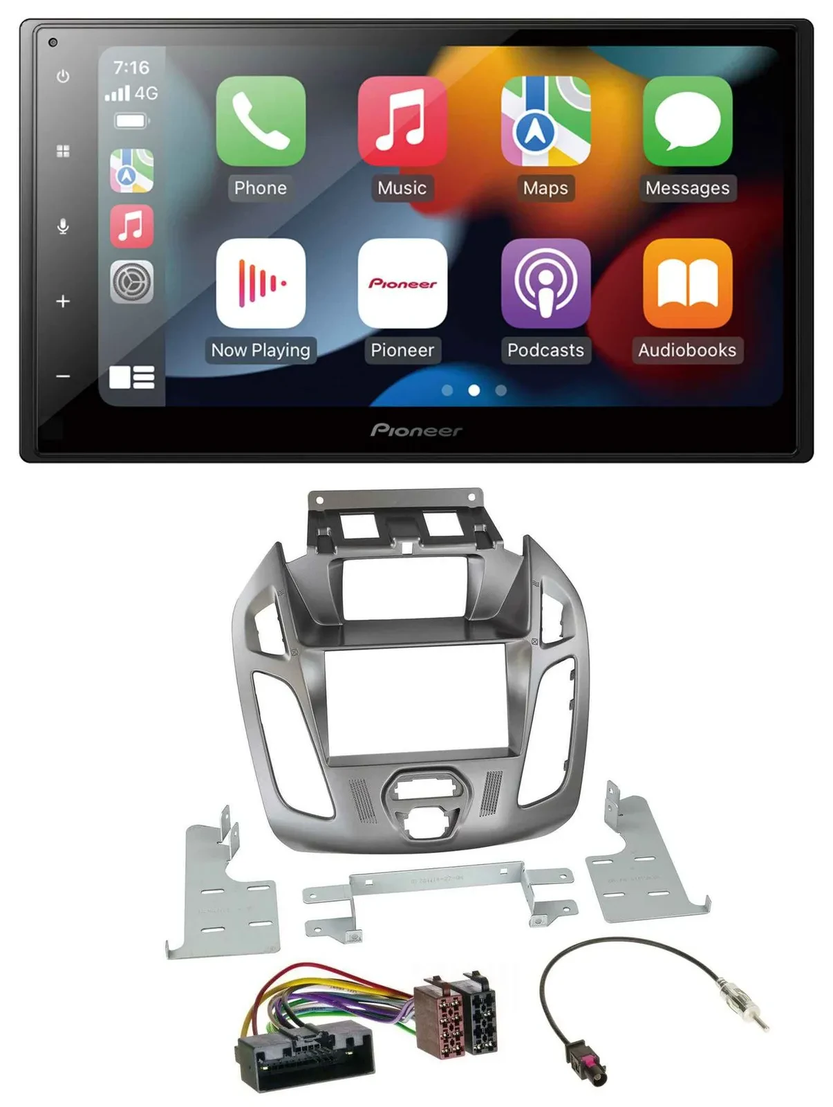 Автомагнитола для Ford Transit 2012–2018 Pioneer DAB Bluetooth 2-DIN USB MP3