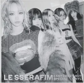 LE SSERAFIM - Easy-Crazy-Hot [Silver White] NEW Vinyl