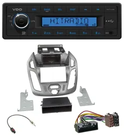 Автомагнитола для Ford Transit/Connect 2012–2018 VDO 1 DIN, MP3/USB, AUX, без дисплея