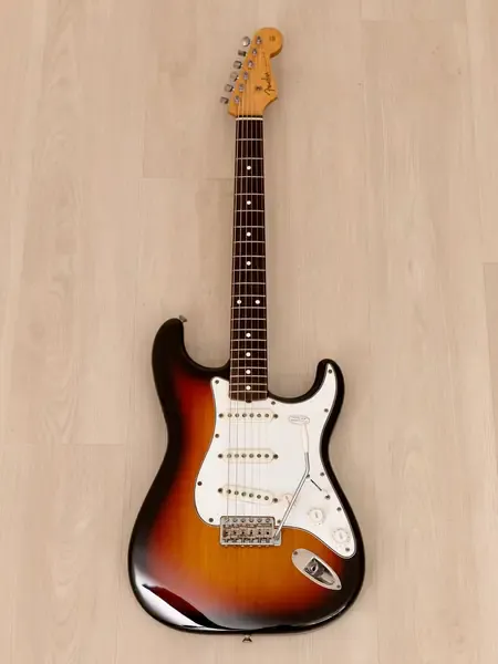 Электрогитара Fender '62 Stratocaster JV ST62-65 Sunburst 1983 Japan w/USA Fullerton Pickups
