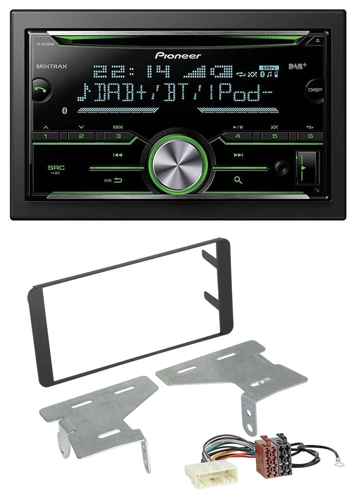 Pioneer Bluetooth MP3 DAB 2DIN USB CD Autoradio für Subaru BRZ (ab 2012)